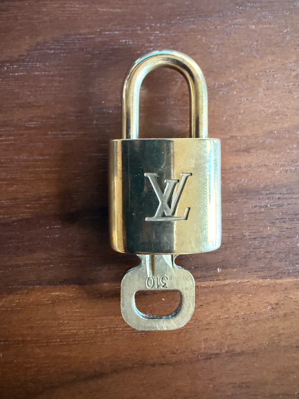 Louis Vuitton Gold Lock & Key